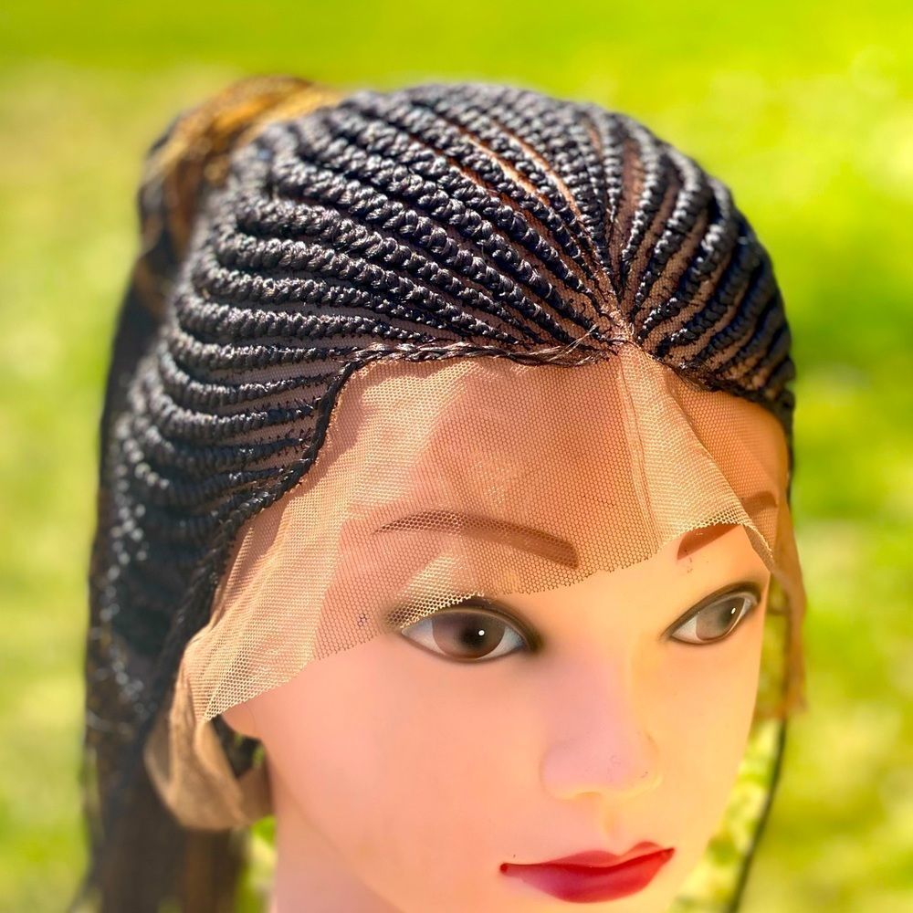 African tribal braid called chukwu